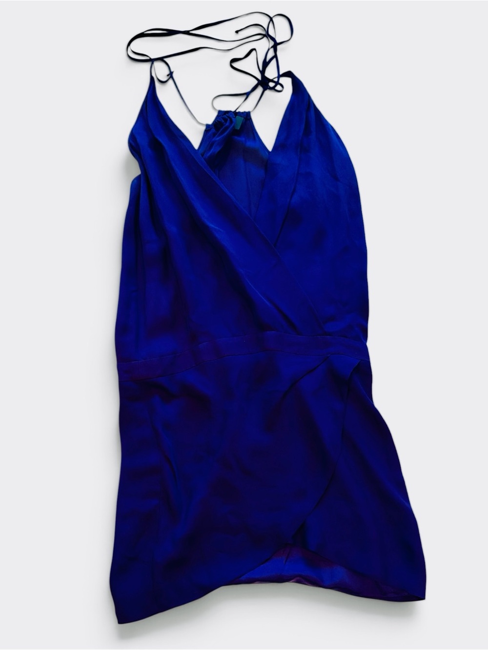 Mason XO Barneys New York Rich Vibrant Violet Silk Dress Size S